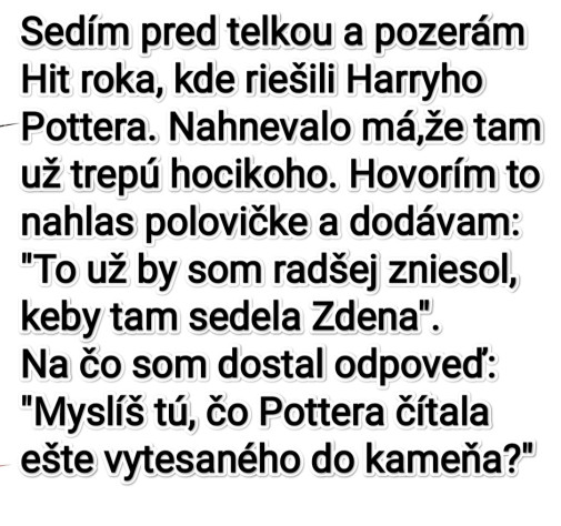 Zdena je zdena