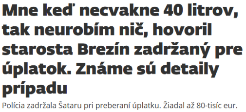 chudák, to asi nebol náš človek :-(