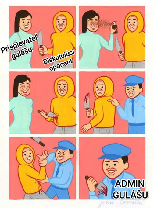 Admin zasahuje